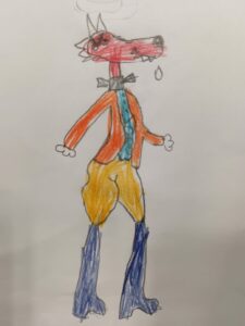 Les CP-CE1 dessinent IGOR (personnage de l’auteur G. De Pennart)