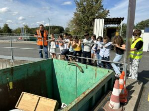Visite de la déchèterie et Valorétrie de la Motte